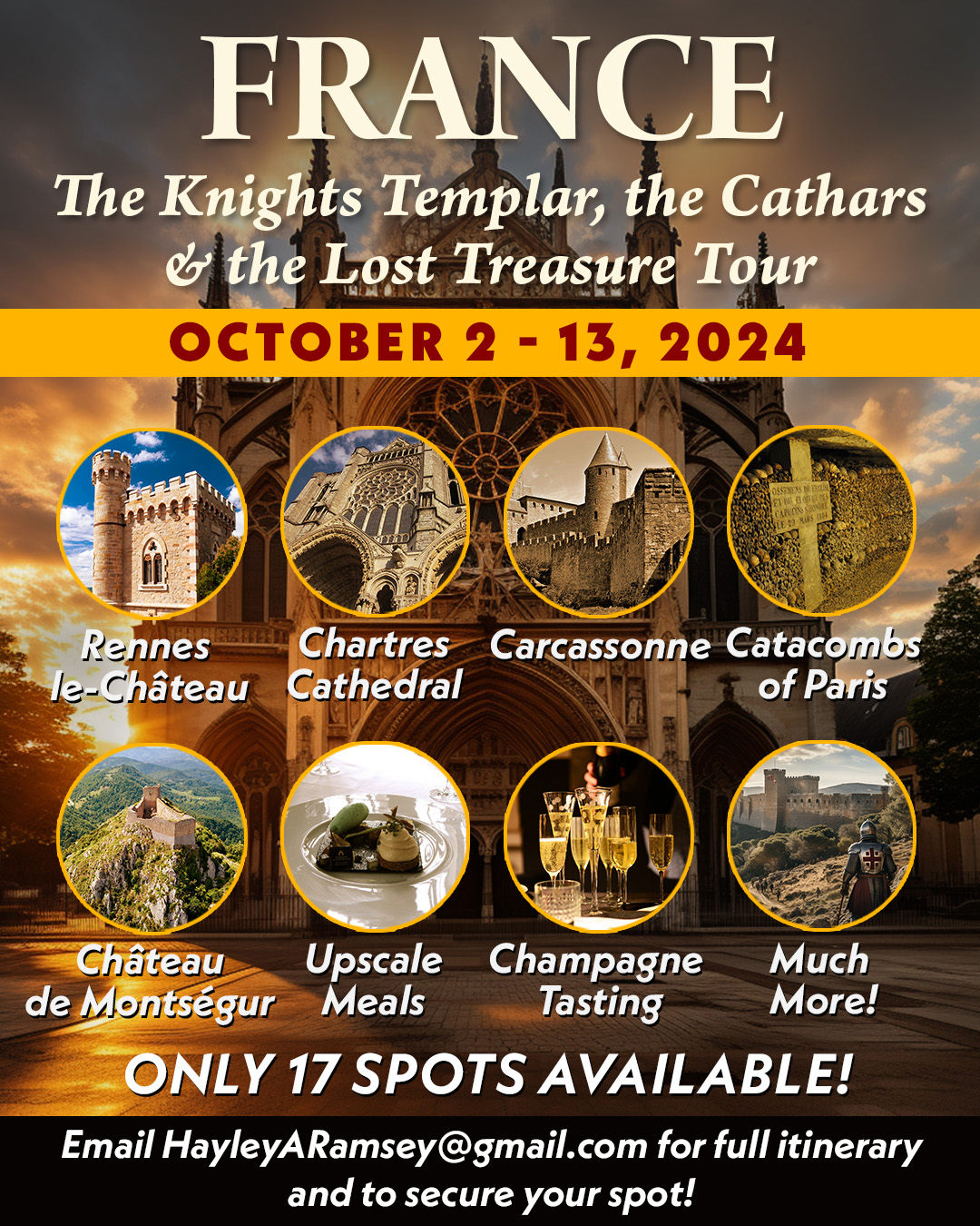 France: The Knights Templar, the Cathars & Lost Treasure 2024 Tour | Hayley  A. Ramsey