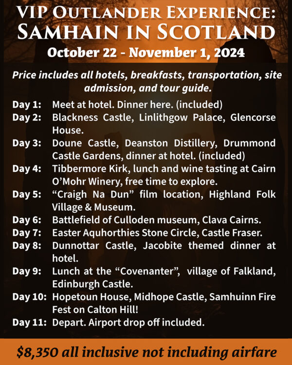 VIP Outlander Experience Samhain in Scotland 2024 Hayley A. Ramsey