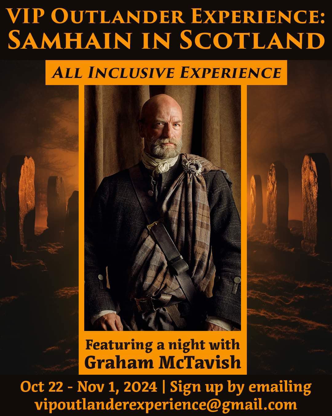 VIP Outlander Experience Samhain in Scotland 2025 Hayley A. Ramsey