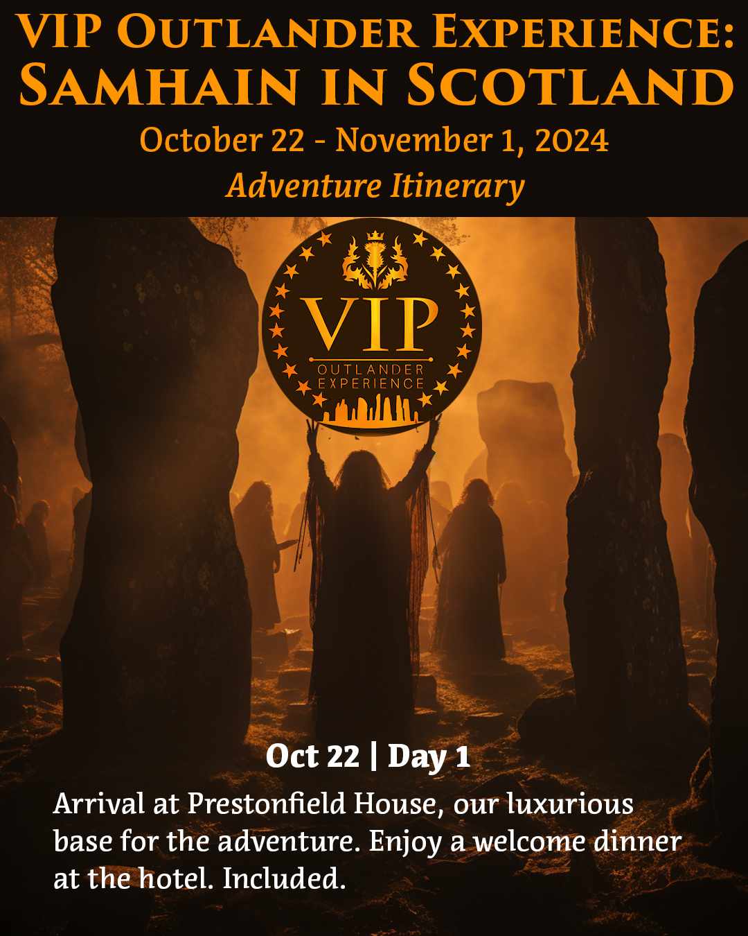 VIP Outlander Experience Samhain in Scotland 2024 Hayley A. Ramsey