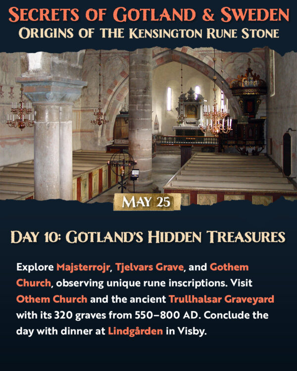 Secrets of Gotland & Sweden: Origins of the Kensington Rune Stone – May 16–30, 2026 - Image 11