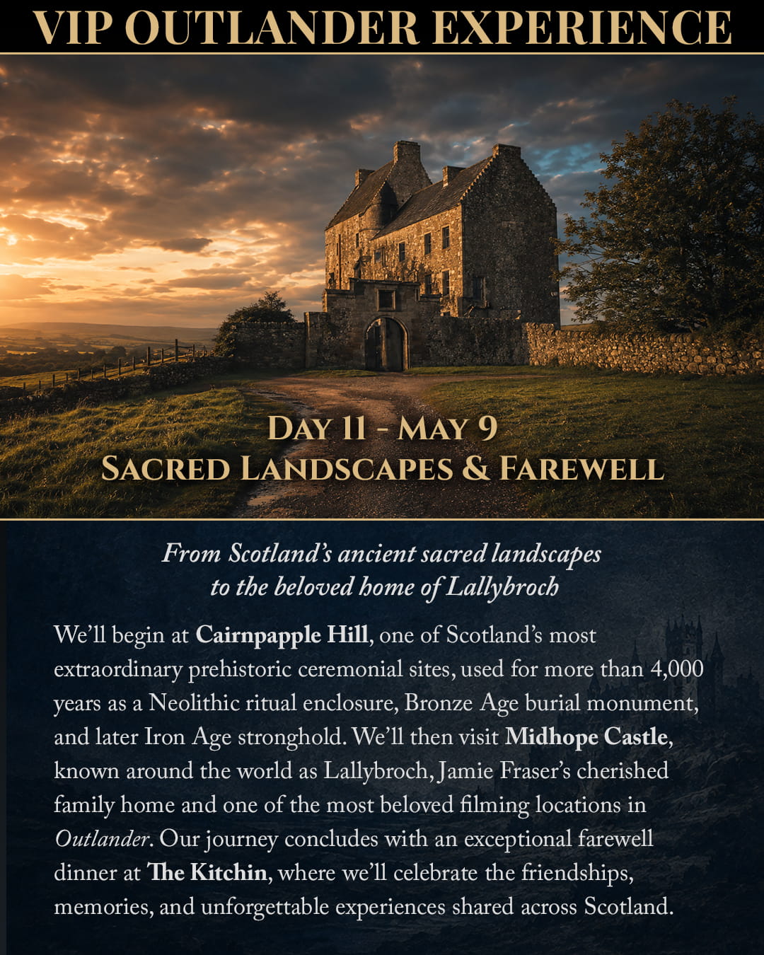 Sacred Landscapes and Farewell