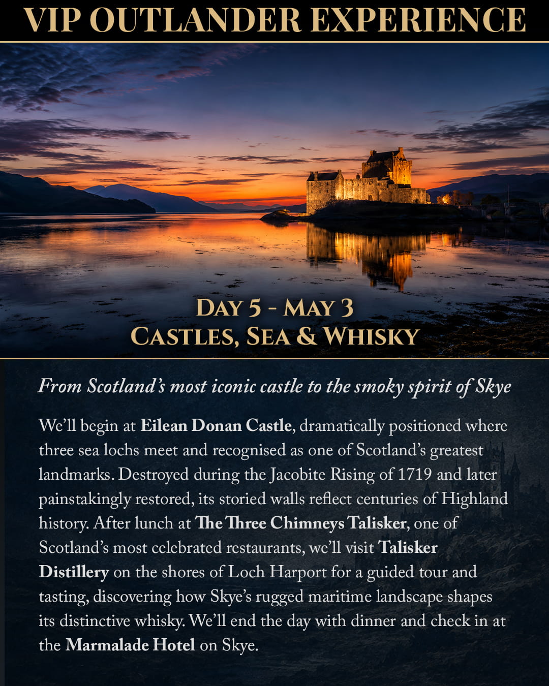 Castles, Sea and Whisky